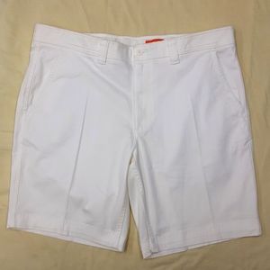St. John's Bay Comfort Stretch White Shorts Size 38 9" Inseam